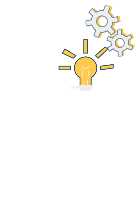 Illustration representing the thinking process.